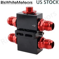 New Oil Filter Sandwich Adaptor Plate An10 In-line Oil Thermostat Fitting Billet