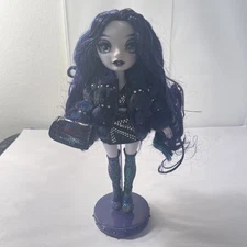Rainbow High Shadow High Doll Naomi Storm with Stand & Outfit & Accessories