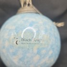 Bradford Editions Black Knight Wolf Blue Marbled Ball Hanging Ornament 1997 — photo 3