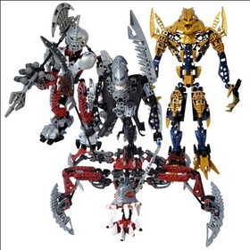 LEGO Bionicle Lot Vezon and Kardas 10204 Brutaka Axonn Set 8764 8734 8733
