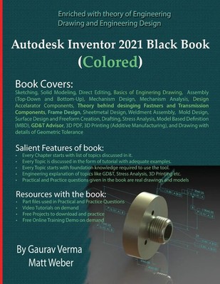 Autodesk Inventor 2021 Black Book (Colored) Gaurav Verma (u. a.) Taschenbuch