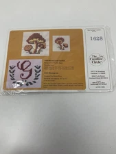 Creative Circle Counted Cross Stitch Kit Mushroom Garden 1628 Monogram