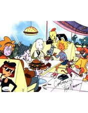 Fred Newman signed 8x10 Photo Skeeter Valentine Doug