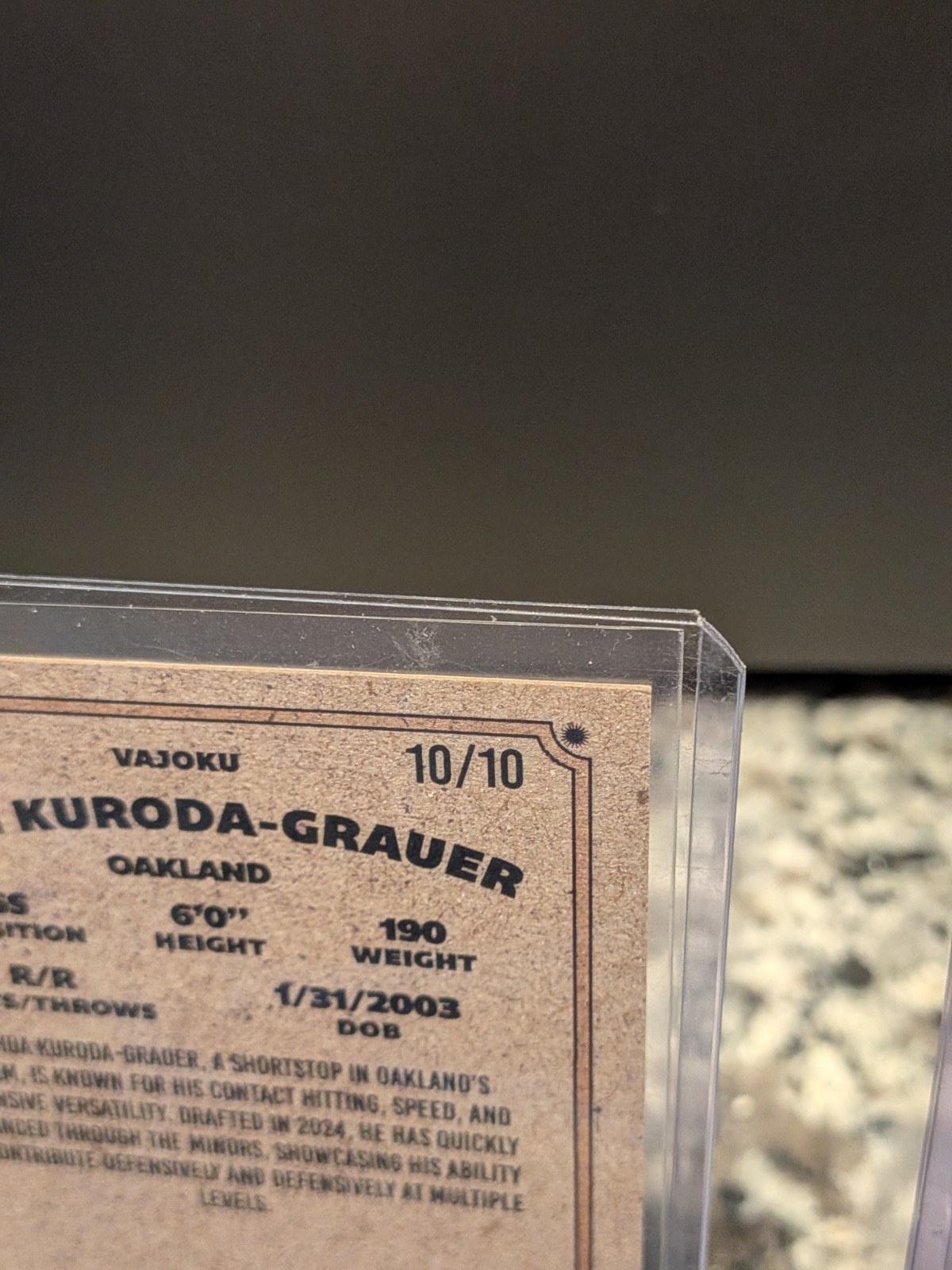 Josh Kuroda Grauer Bowman Chrome Blue Refractor Non Autos 2 Onyx Autos 10/10 2 view 9