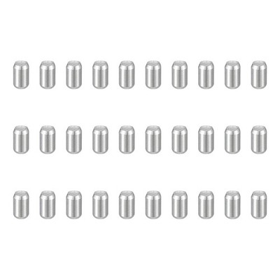55pcs Dowel Pins M2 x 3mm 304 Stainless Steel Shelf Support Peg Pin Rod
