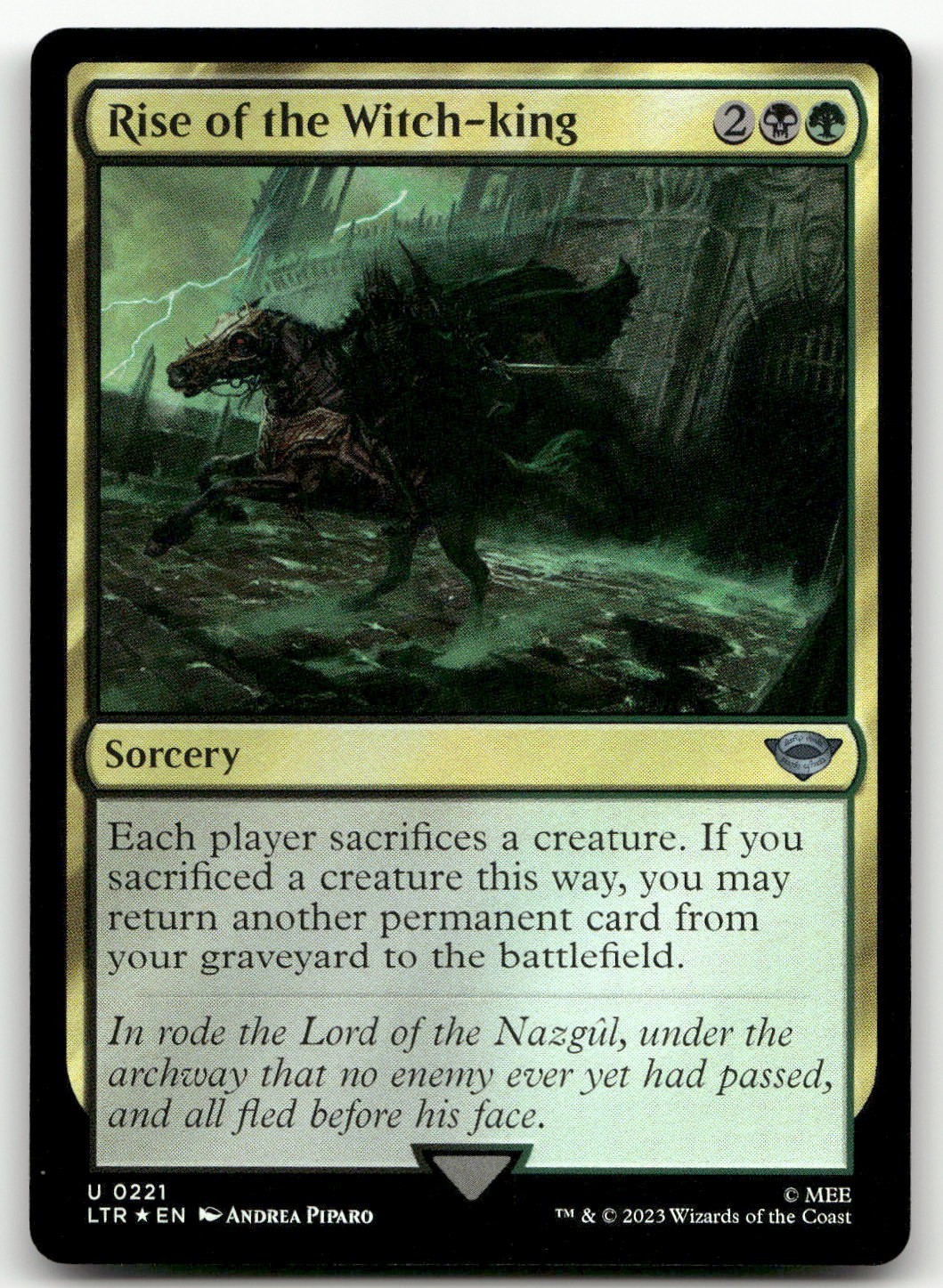 Rise of the Witch-King #221 (Foil) (NM) Lord of the Rings LTR Magic MTG