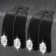 Bling Car Purse Hook, Rhinestone Headrest Hook for Car, Car Seat Back Black