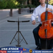 Adjustable Foldable Cello/Bass Instrument Stand Black US