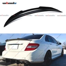 FIT 08-14 MERCEDES BENZ W204 C250 C300 GLOSS BLACK PSM STYLE TRUNK SPOILER WING