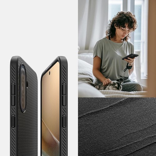 Handyhülle für Galaxy A36 5G Spigen Case Cover Schutz Hülle Etui Schwarz - Zdjęcie 14 z 16