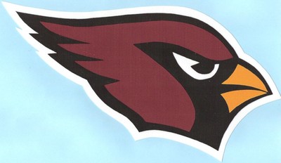 HUGE ARIZONA CARDINALS IRON-ON PATCH - 5.5'' x 11.5''