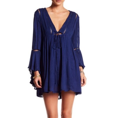 knee length dresses for ladies Free People Remino Eyelet Mini Dress  Josie's Boutique