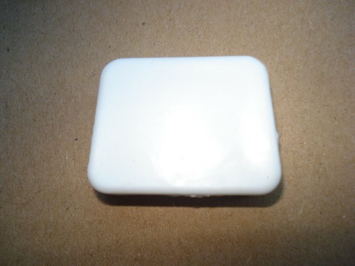 Lot de 16 embouts enveloppants pour fer plat 20x5mm blanc patin chaise type IKEA - Imagen 3 de 3