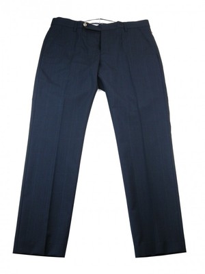 Entre Amis Herren Hose Mod. P188357/1356 COL 400 Prince of Wales Blau