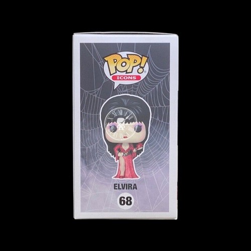 Funko Pop + Protector! Iconos #68 Elvira 40 Years Diamond *Glitter* Mint-In-Stock - Imagen 7 de 12