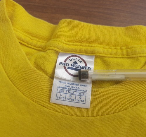 Vintage Y2K Nintendo Super Mario Bross Tshirt Size L Youth fit S Yellow - Picture 6 of 11