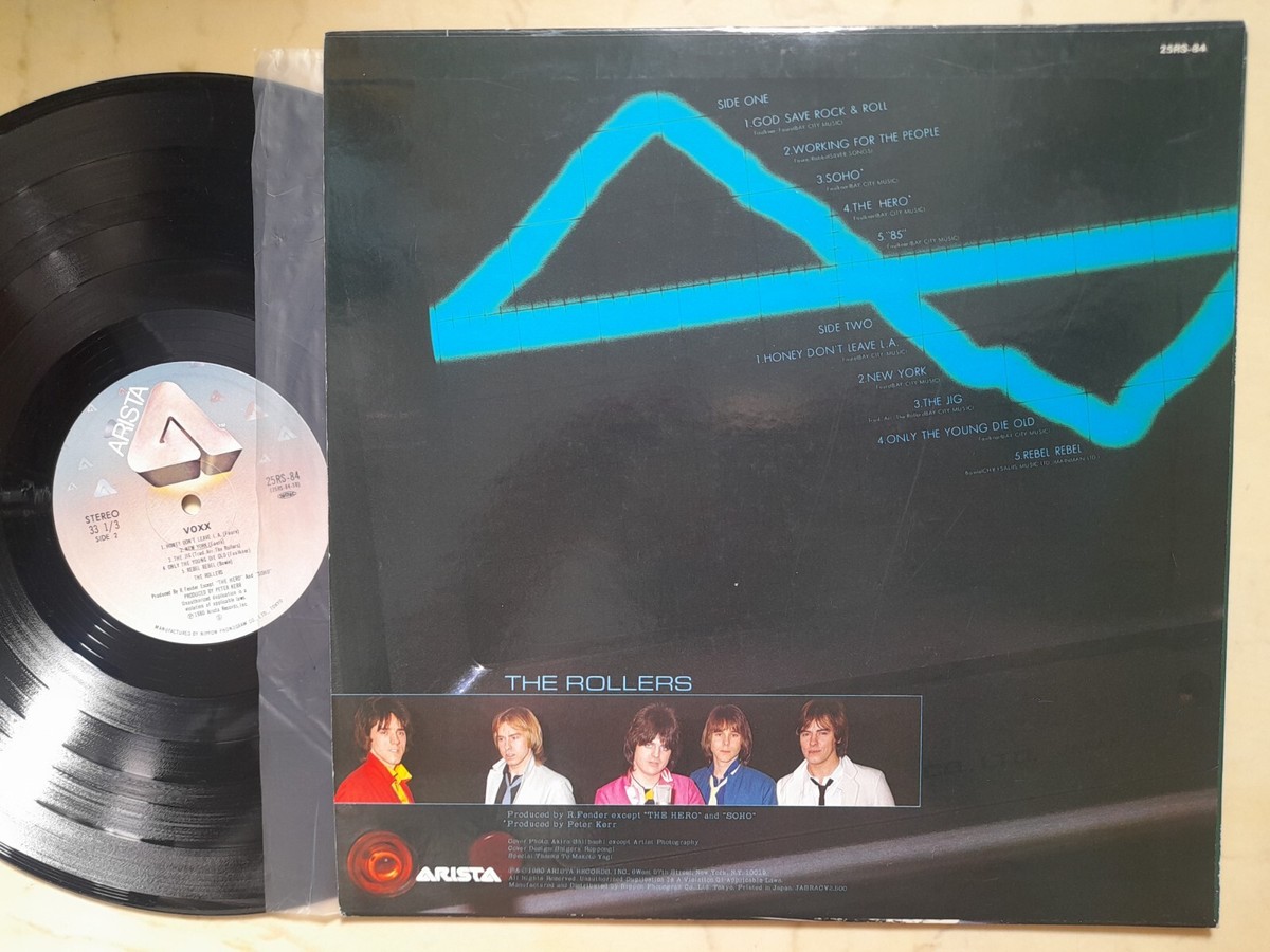 THE ROLLERS (EX-BAY CITY ROLLERS) Voxx *1980 JAPAN VINYL LP