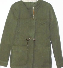 Fat Face Shropshire Jacket Dark Green 100% Cotton Coat Size 8 New Tags Bnwt