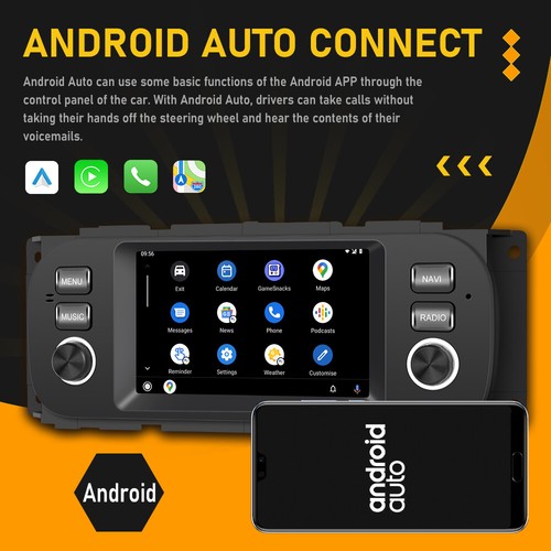 2+64GB CarPlay Android 13 Autoradio Für Jeep Chrysler Dodge GPS Navi WiFi BT - Bild 5 von 19