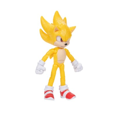 #ad SUPER SONIC 5quot; Figure Jakks Pacific Wave 2 of Sonic Hedgehog 3 Movie NEW RELEASE $14.99