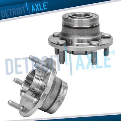 FWD Rear Wheel Bearing and Hubs for Mercury Milan Ford Fusion Mazda 6 NON ABS