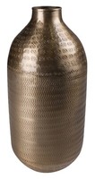 Deko-Vase Blumenvase Vase Tischvase Metall Goldgelb H 33 Cm