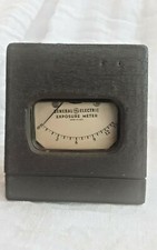 EXPOSURE METER GENERAL ELECTRIC VINTAGE USA HEAVY IRON PHOTOGRAPHY SAFETY LIGHT