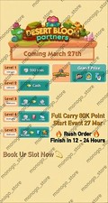 DESERT BLOOM PARTNER 27 Mar   RUSH   12-24 HO...
