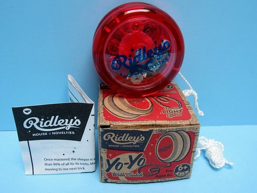 RIDLEY'S YO-YO W/CLUTCH & SUPER LIGHT EFFECTS - INSTRUCTION SHEET & XTRA STRING