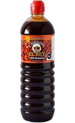 Salsa Especial Chiltepin El Rey 32  OZ / 1 LITRO, Salsa Marisquera de Sinaloa, 