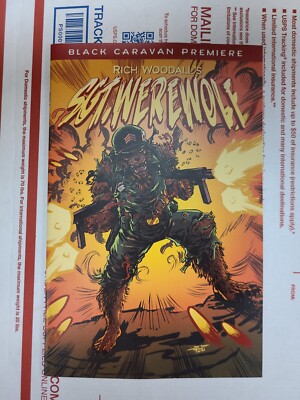 SGT WEREWOLF #1 COVER A RICH WOODALL VF/NM SCOUT HOHC 2022
