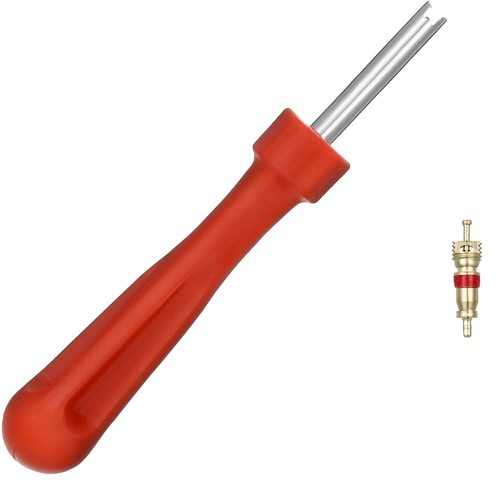 5/20 Brass Valve Core Replacement Car Tire Valve+Valve Key Wheel Removal Tool - Picture 9 of 12