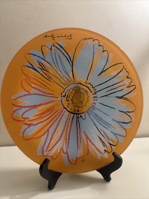 [希少]アンディウォーホル　ローゼンタール　スタジオラインプレート　デイジー Rosenthal Studio Line Vintage Andy Warhol Daisy Glass Plate | eBay