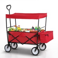 Light Weight Folding Collapsible Utility Wagon Garden Cart Shopping Buggy T6z9 on sale Light Weight Folding Collapsible Utility Wagon Garden Cart Shopping Buggy T6z9 on sale