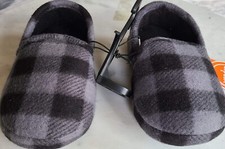 Wonder Nation boy loafer slip on casual shoes black grey New