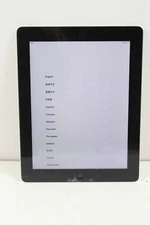 Apple iPad 4th Gen. - 16GB - 9.7 inch - Black - WiFi - A1458 CRACKED SCREEN