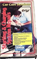 Champion Auto Stores VHS - Starting & Charging System Repairs - Car Care Seminar