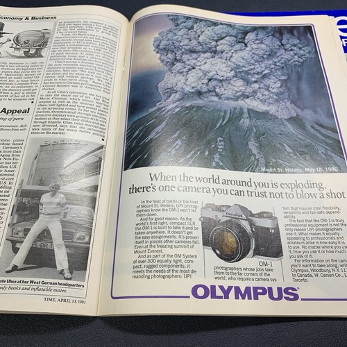 Time Magazine “Moment Of Madness” U.S. News “What Impact?” April 13th 1981 Regan - Picture 8 of 10