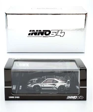 Inno64 1:64 LBWK Ferrari F40 Chrome Silver Hobby Expo. China 2024