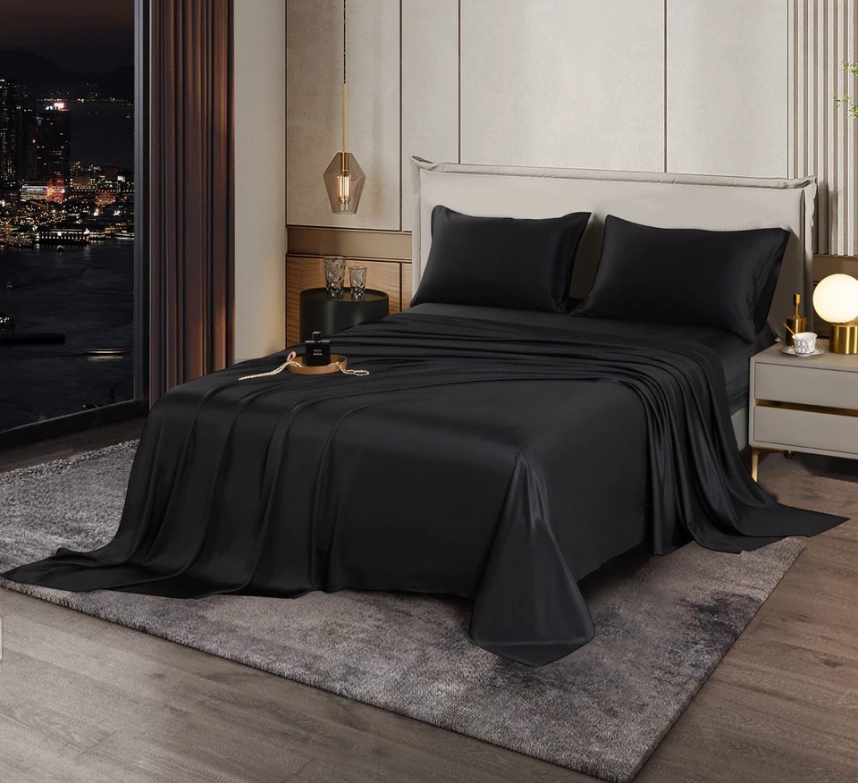 Aulaire 60s 100% Bamboo Lyocell Fabric Bedding in Woodland Grey