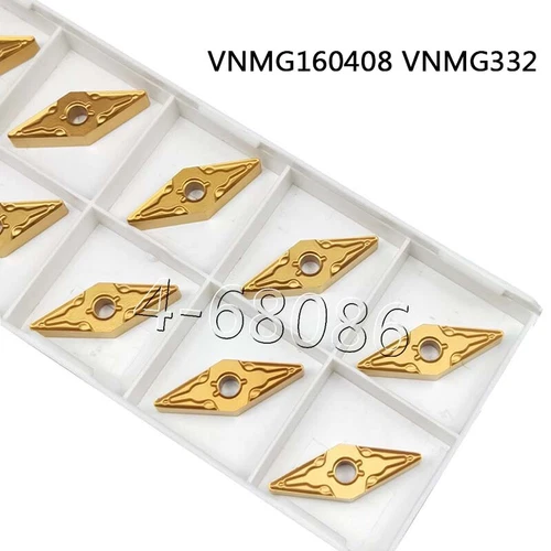 10pc VNMG160408-MA VNMG332 Insert Carbide Insert Turning Cutter tool MVJNR/L