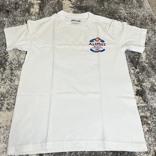 Almost Skateboard T Shirt White Size S Quality Hardgoods. Rodney Mullen