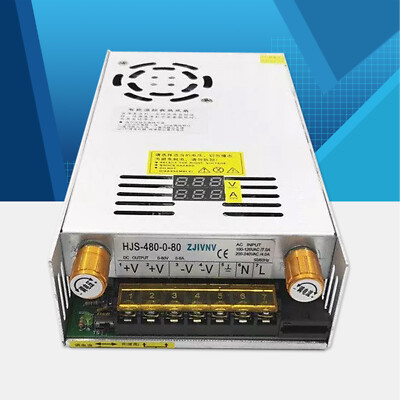 0-480W Output Digital Display Adjustable 0-10A 0-48V DC Switch Power SupplyXd