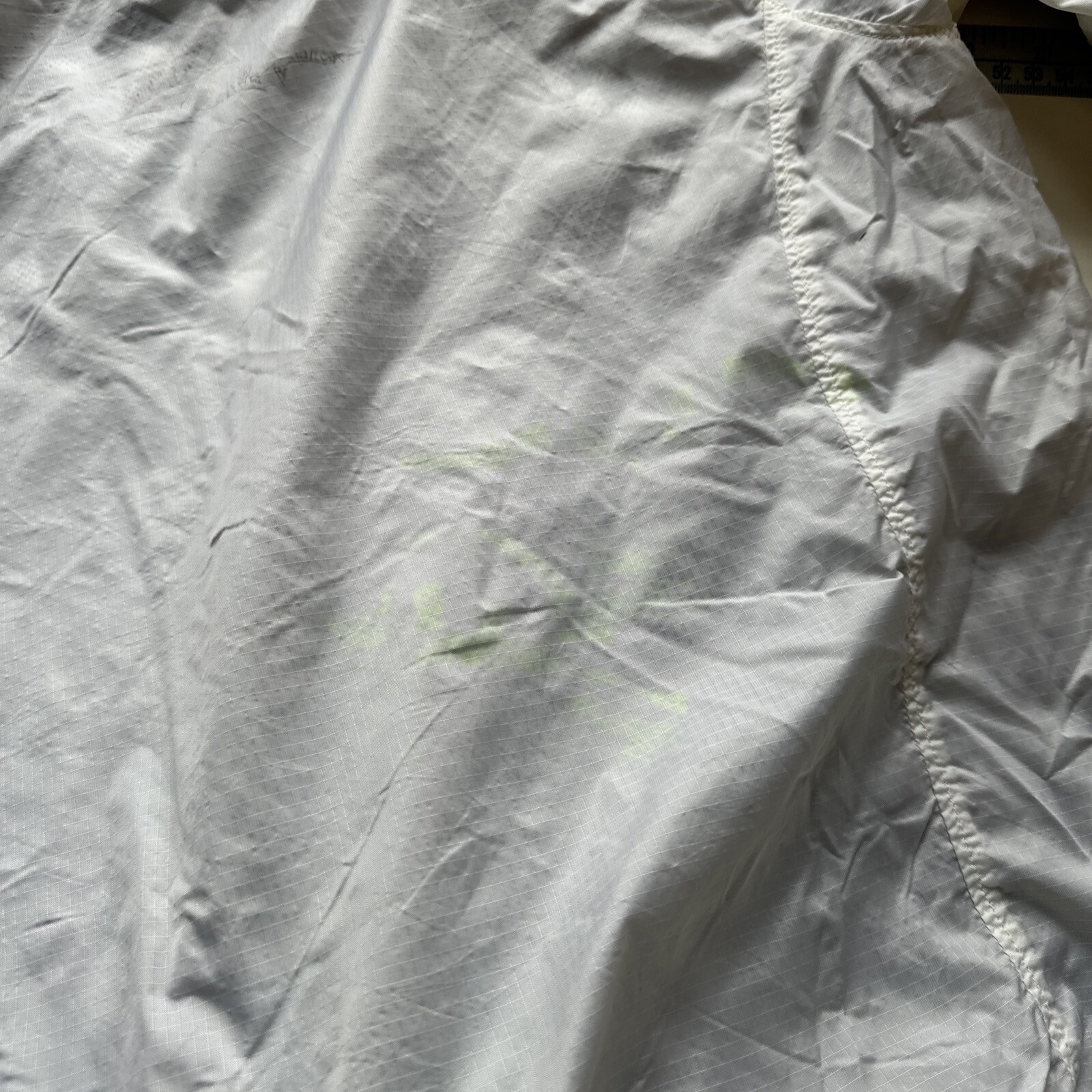 Harley Davidson Rain Jacket Full Zip Vintage Biker Coat, White, Womens XS image 9
