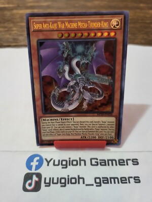 yugioh anti machine cards SUPER ANTI-KAIJU WAR MECHA-THUNDER-KING OTS Tournament Pack 4 Team YCS Atlanta: ATTACK OF