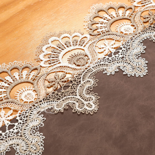 Vintage Lace Dining Table Runner, 108 Inches Macrame Coffee Table Runners for Ki - 第 6/12 張圖片