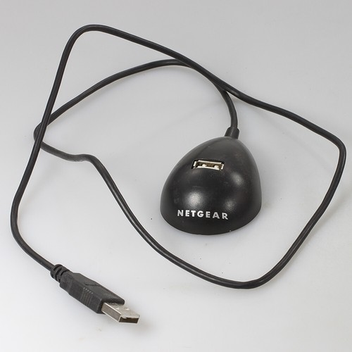 NETGEAR Computer Desk Table USB 2.0 1-Port HUB 100cm Extension Cable Black - Photo 2/3