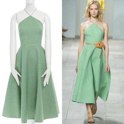 michael kors gingham dress