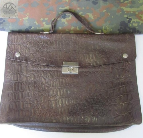 WW2 ORIGINAL GERMAN WEHRMACHT STAUFFENBERG TYPE SECRET DISPATCH LEATHER CASE - Picture 1 of 11