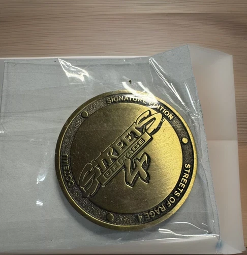 Streets Of Rage 4 Collector Coin Signature Edition Exclusive Video Game Token